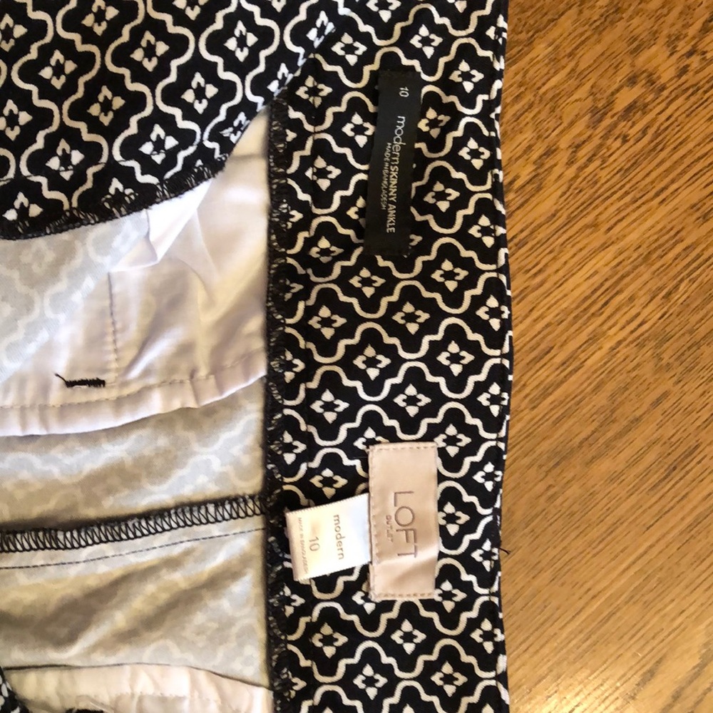 Black and white ankle pants♥️